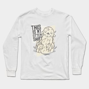 My otter Design Long Sleeve T-Shirt